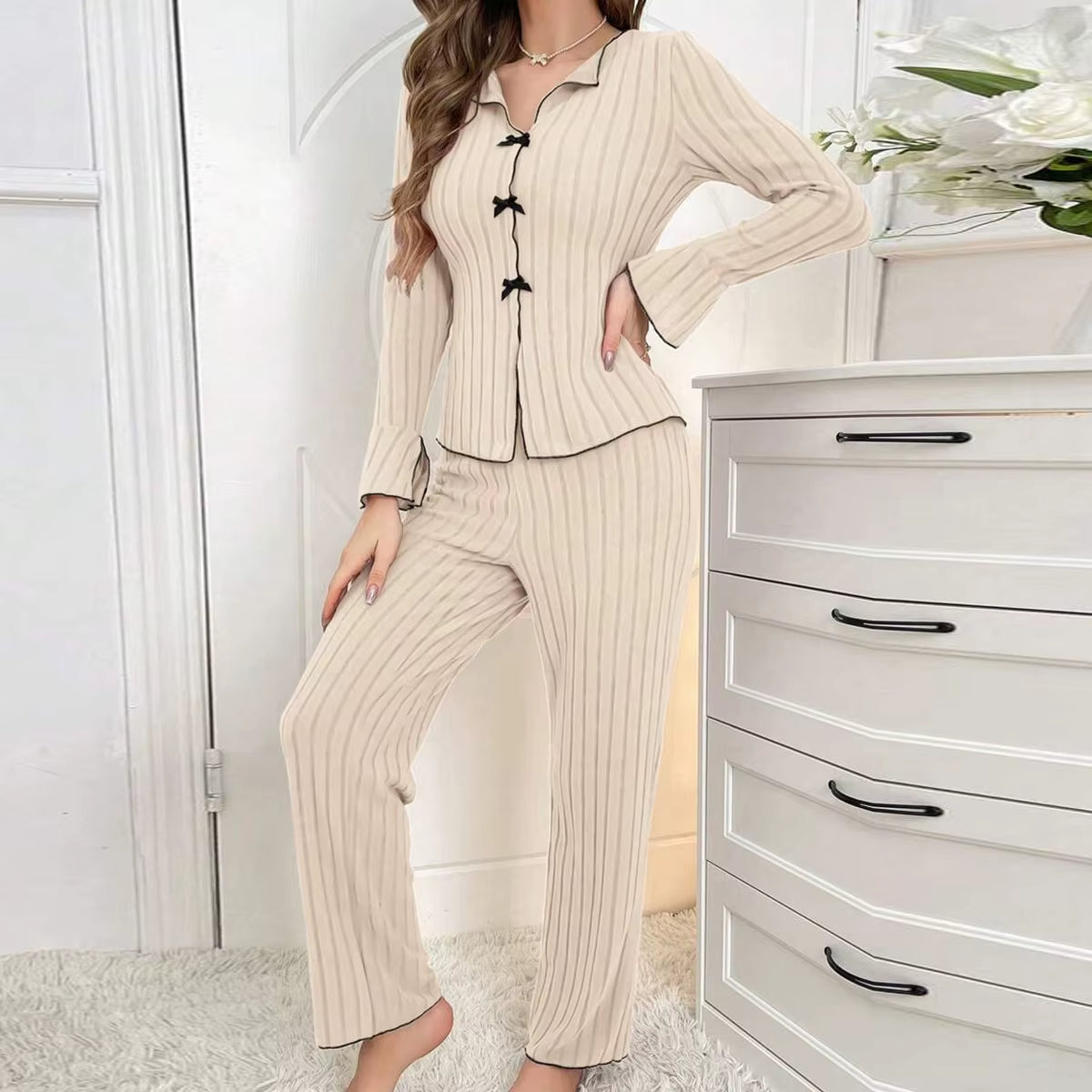 Emma™ | Elegant To-Delt Pyjamasæt